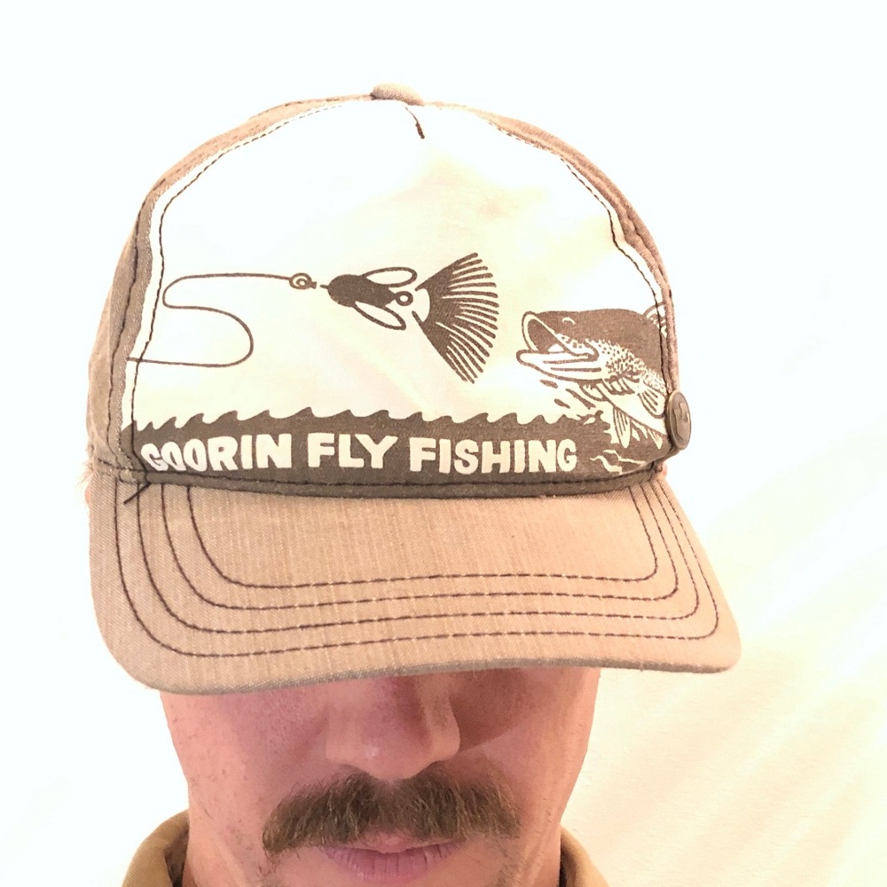 GOORIN BROS Fly Fishing Baseball Cap Plaid Hat